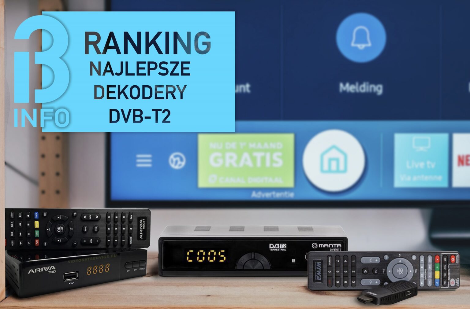 Najlepsze, najtańsze dekodery DVB-T2
