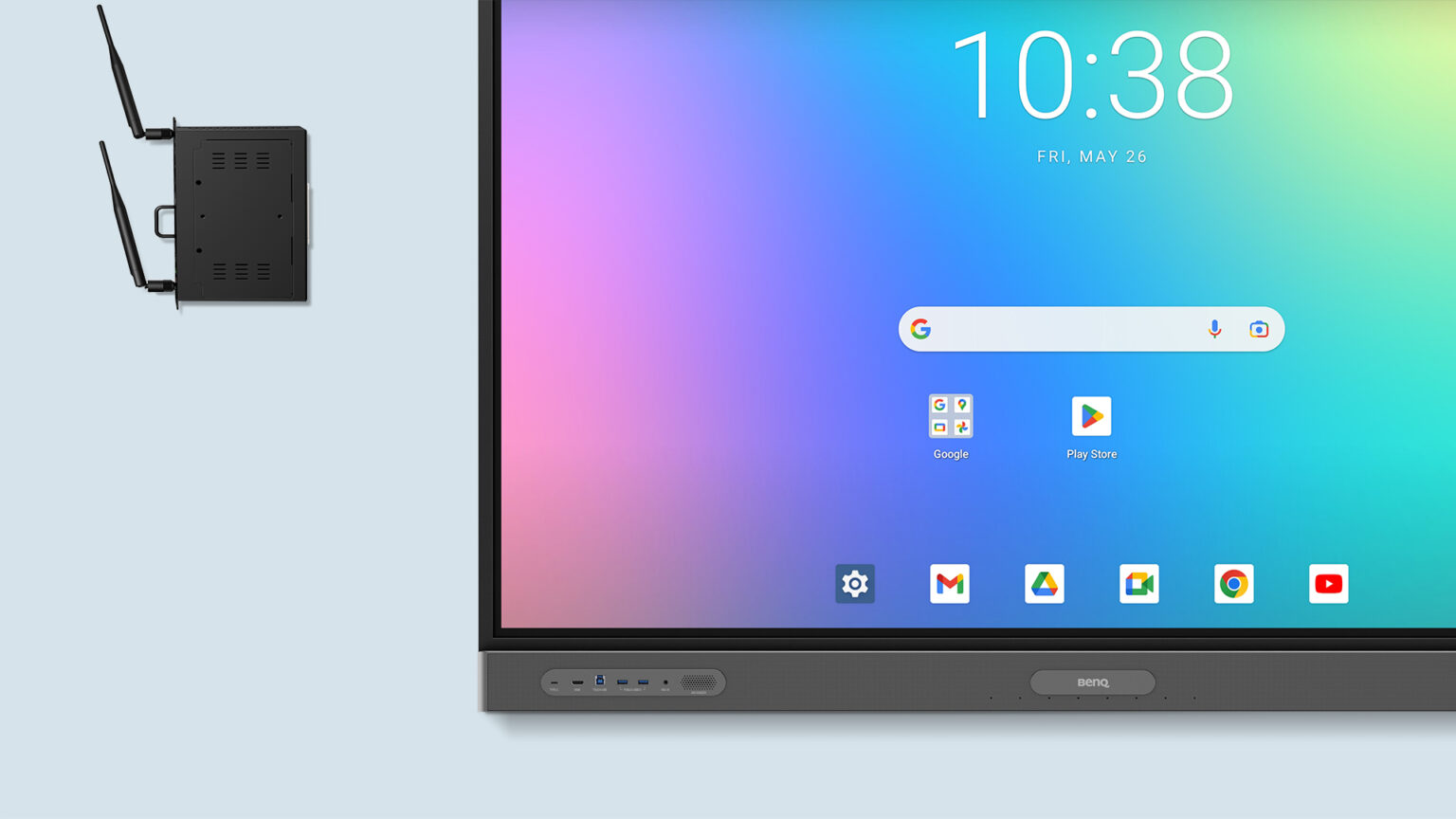 Znany producent monitorów – BenQ, prezentuje pierwsze własne komputery slot-in oparte na systemie Android Benq Slot-In Miniatura