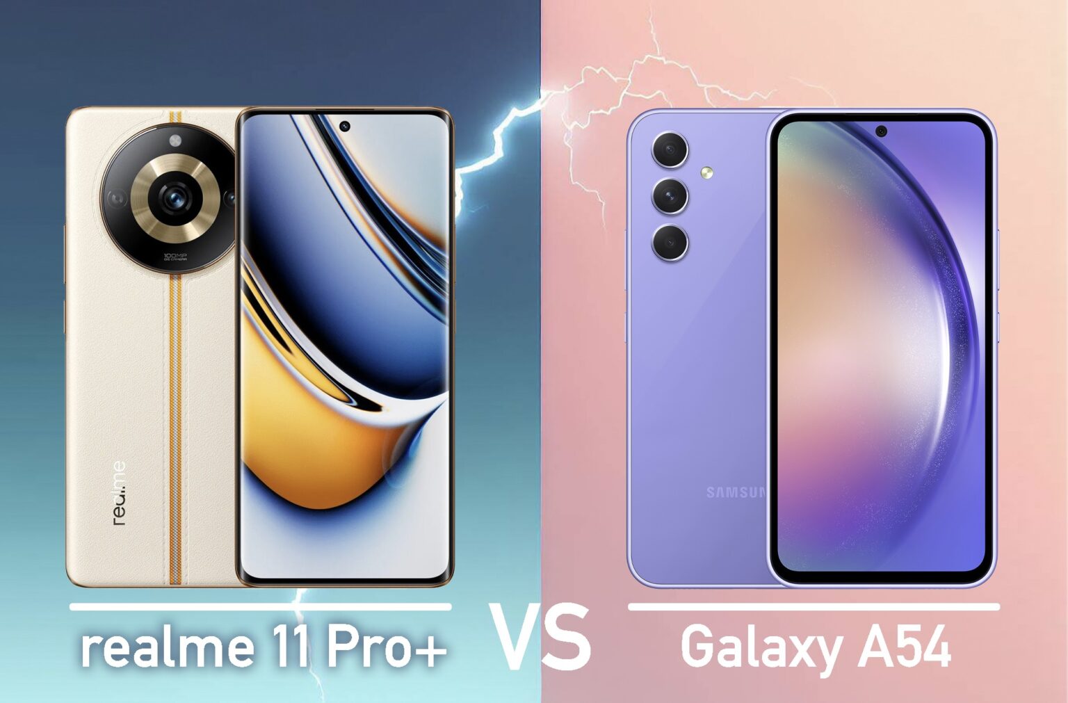 realme 11 Pro+ vs Samsung Galaxy A54! Który smartfon okaże się mistrzem wagi średniej? realme 11 Pro+ vs Galaxy A54