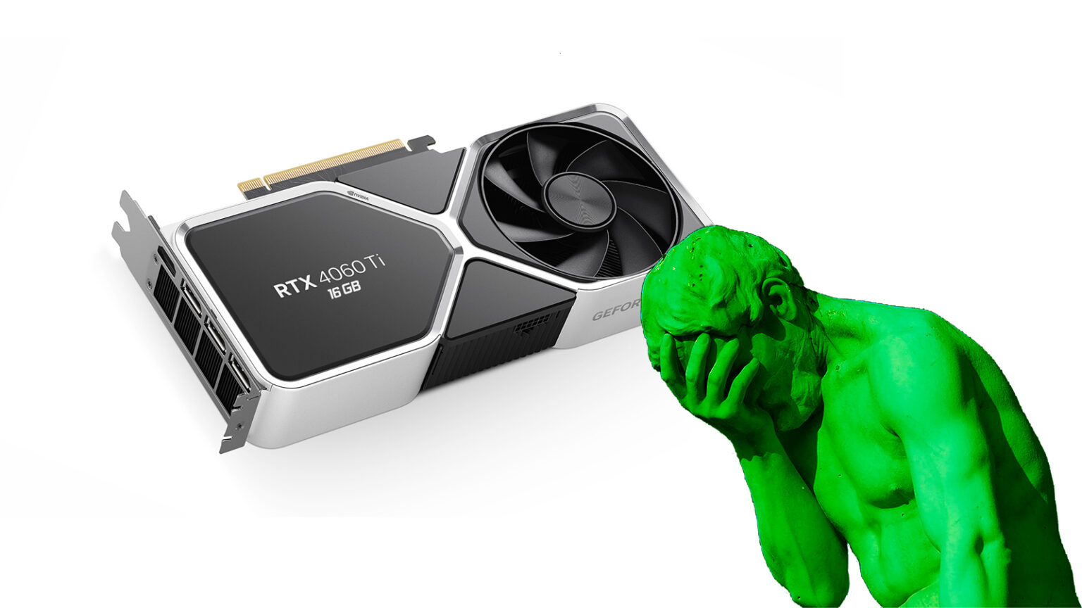 RTX 4060 TI 16 GB wstyd panorama