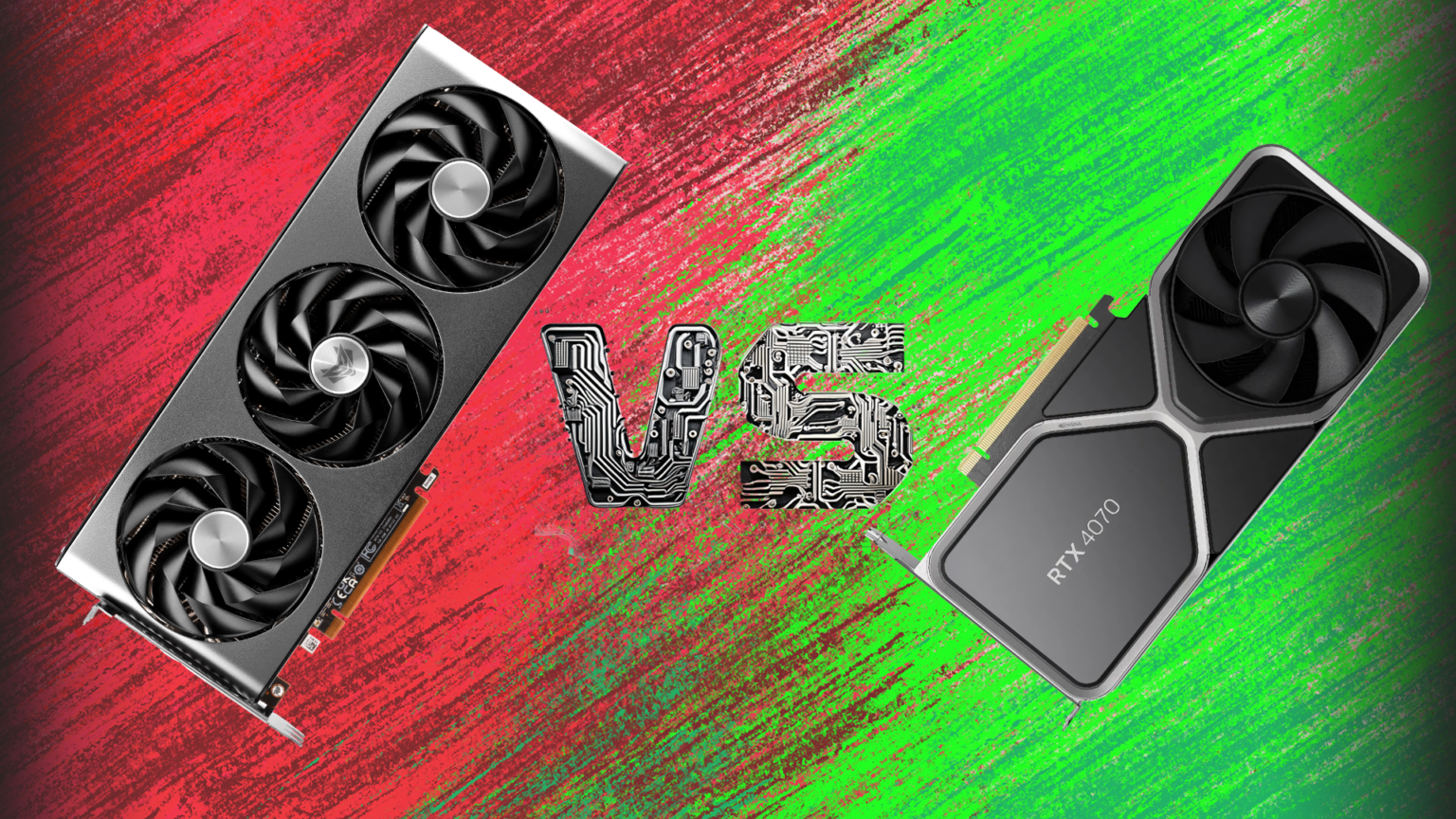 RTX 4070 kontra RX 7800 XT minitura