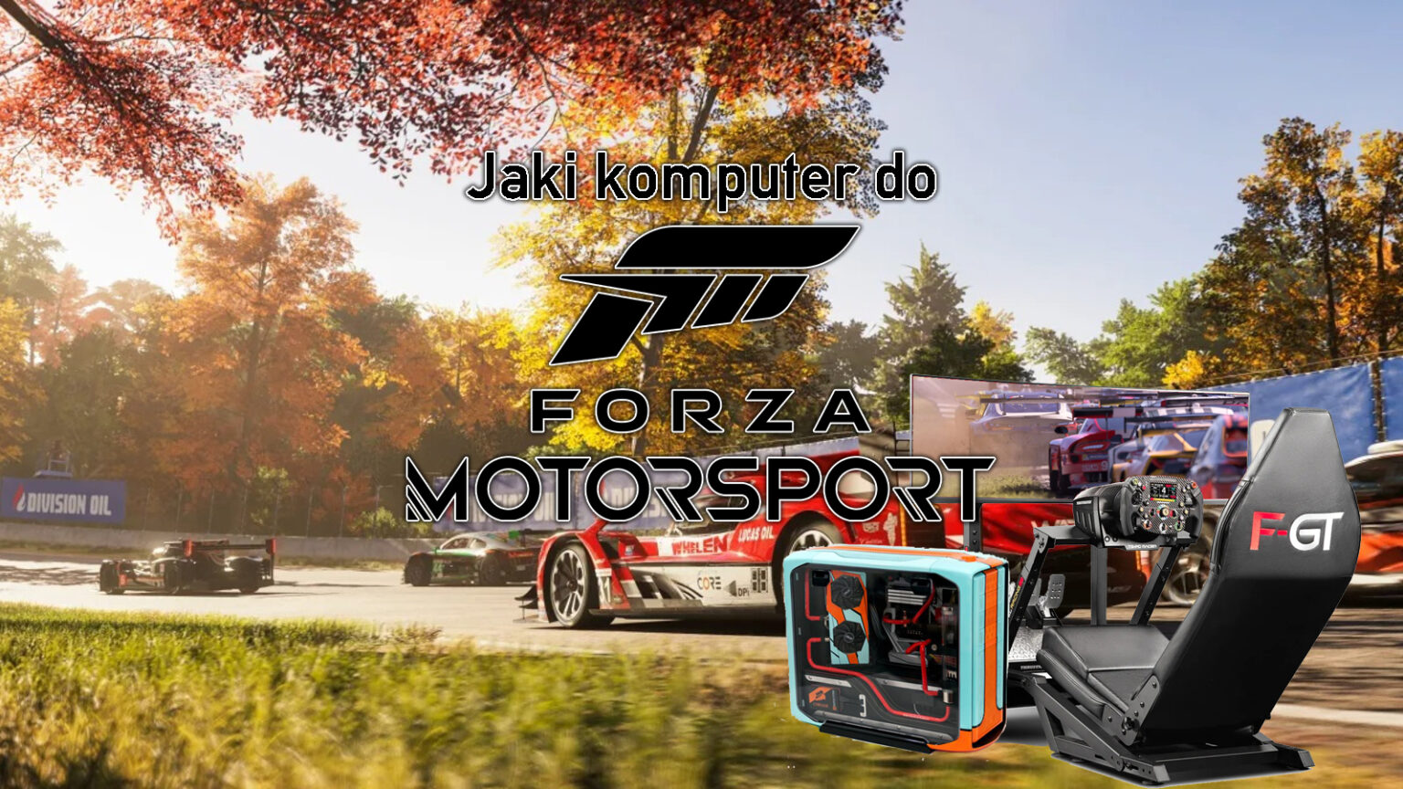 komputer sim racing pod forza motorsport