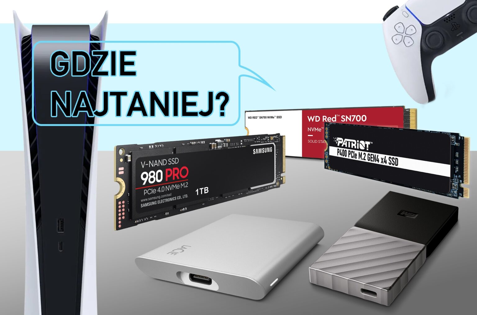 dyski twarde do PlayStation 5