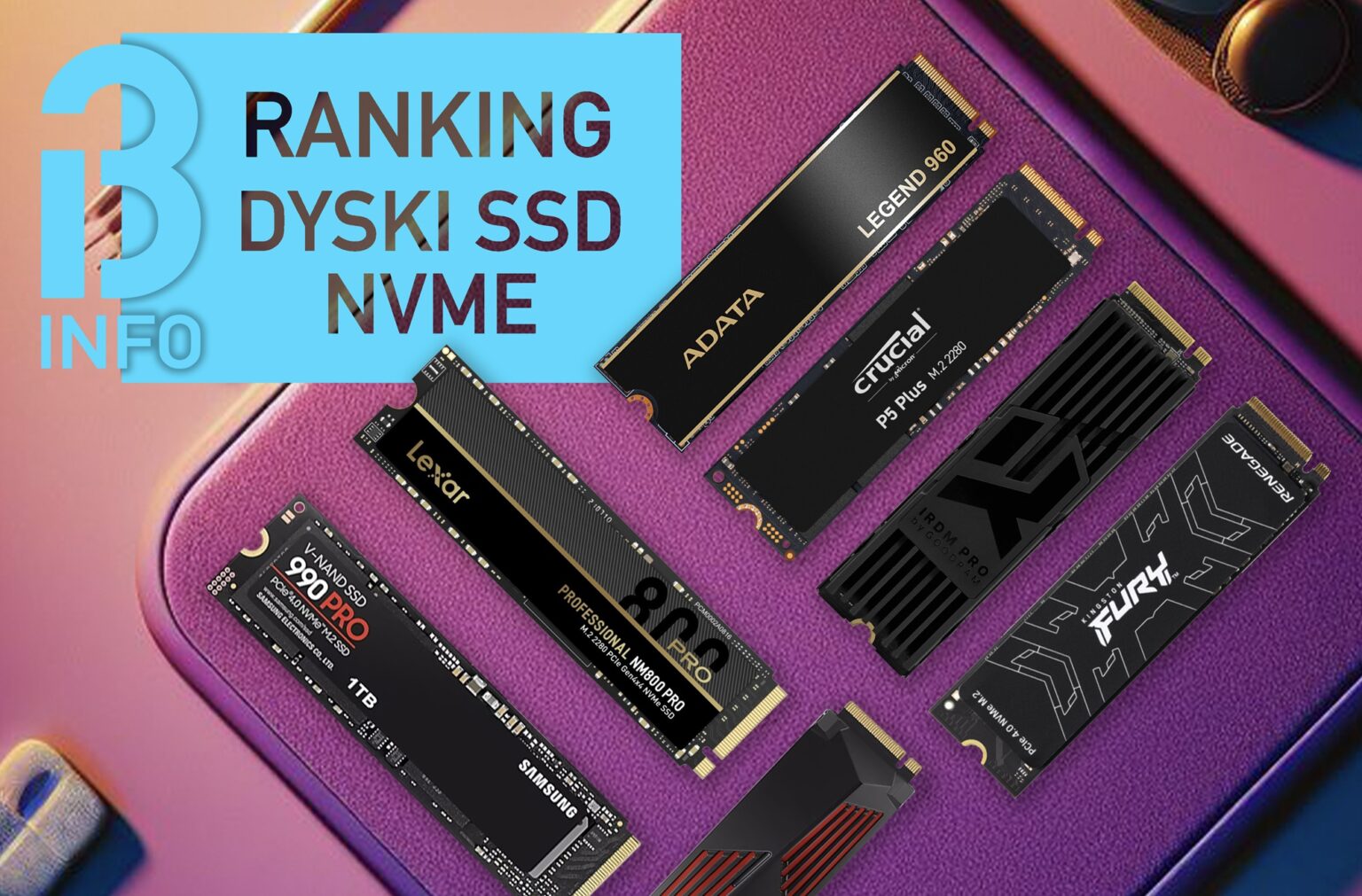 Top 7 najlepszych dysków SSD NVMe