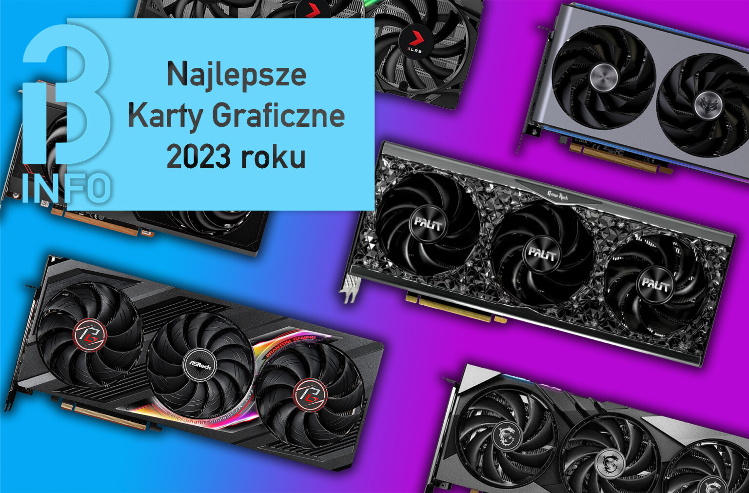 Najlepsze karty graficzne 2023 roku miniatura