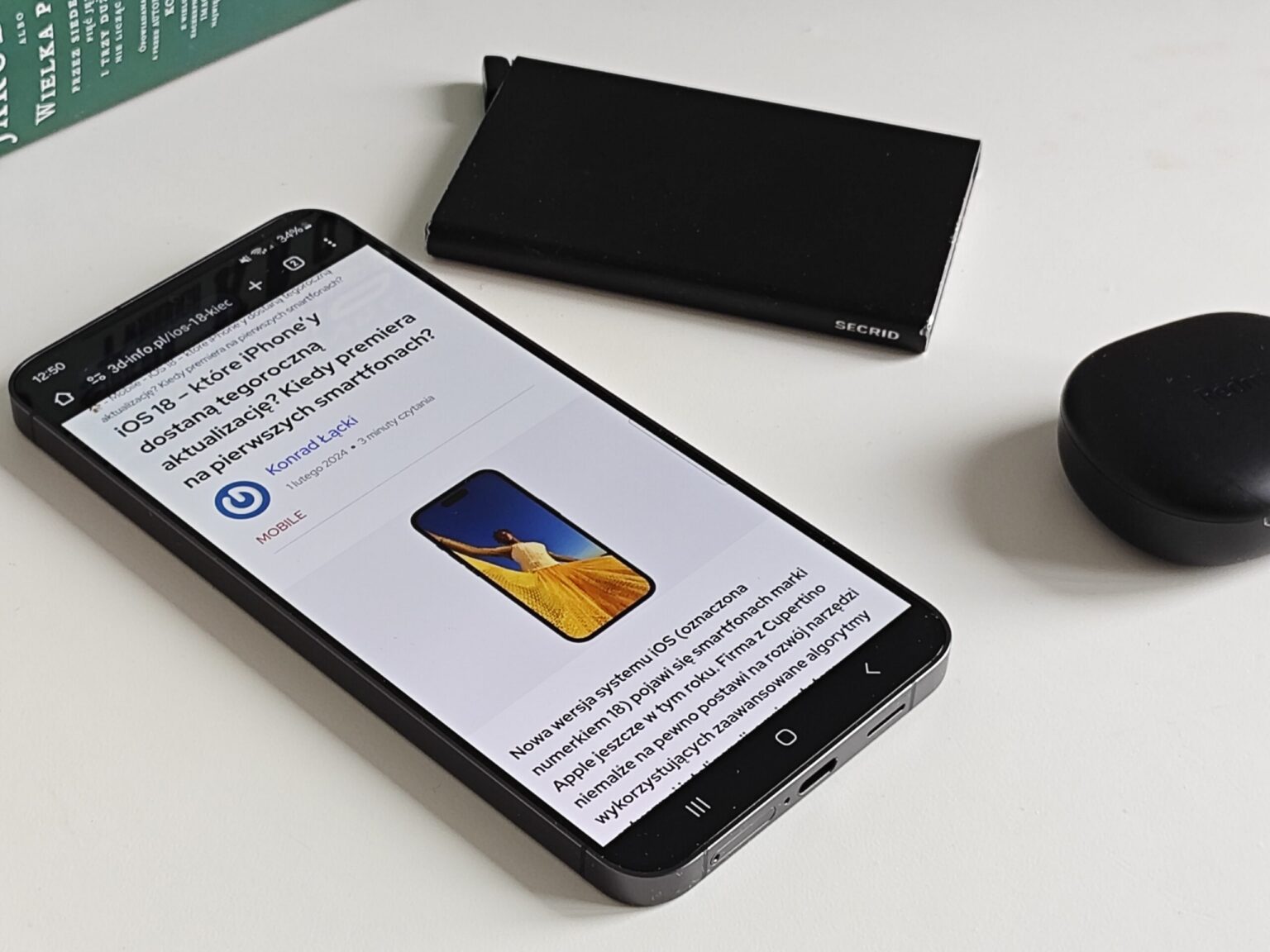 Ekran w Galaxy S24 Plus