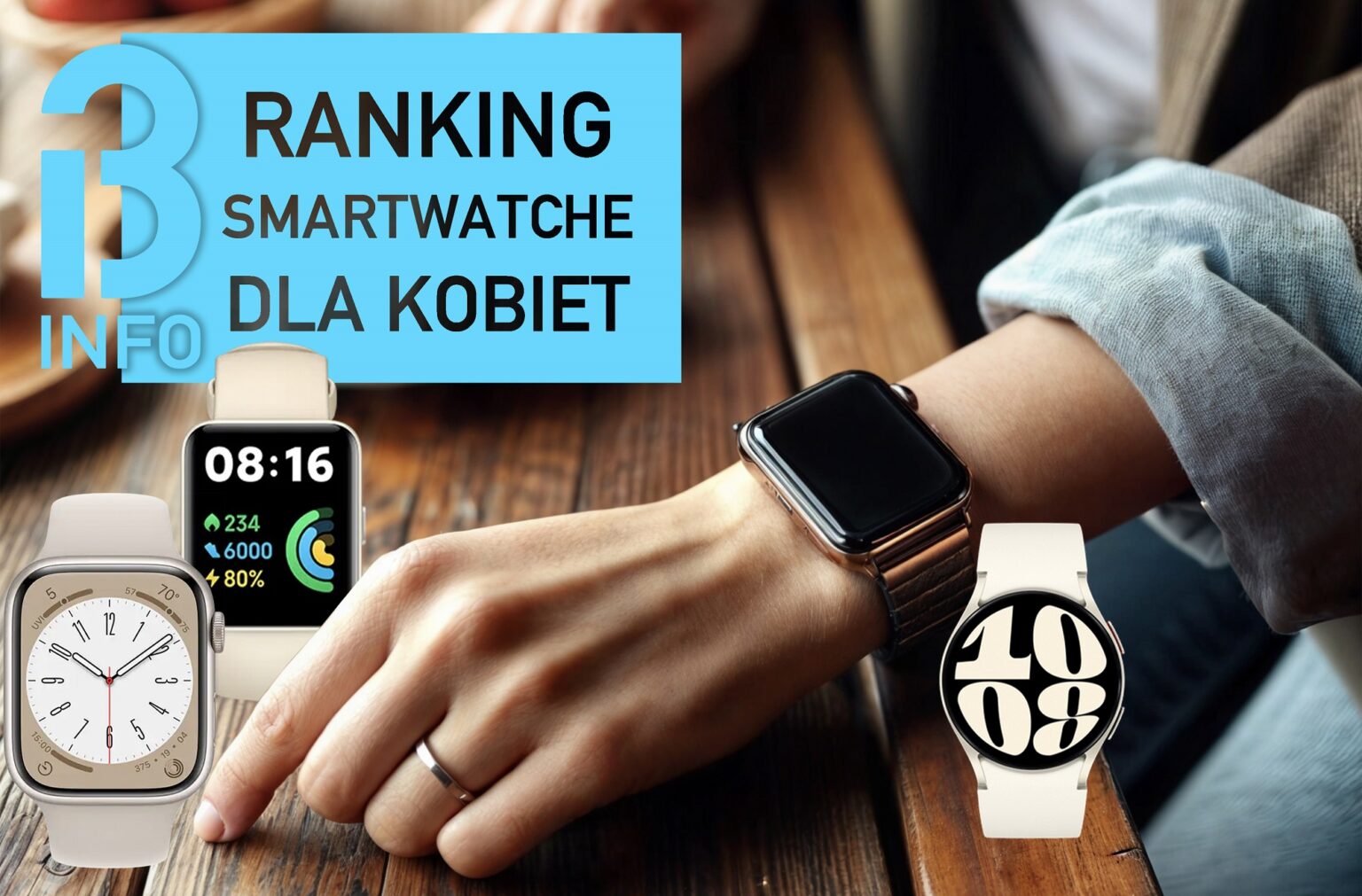 Szukasz prezentu na Dzień Kobiet? Sprawdź najlepsze damskie smartwatche w 2024 roku Prezent Dzień Kobiet