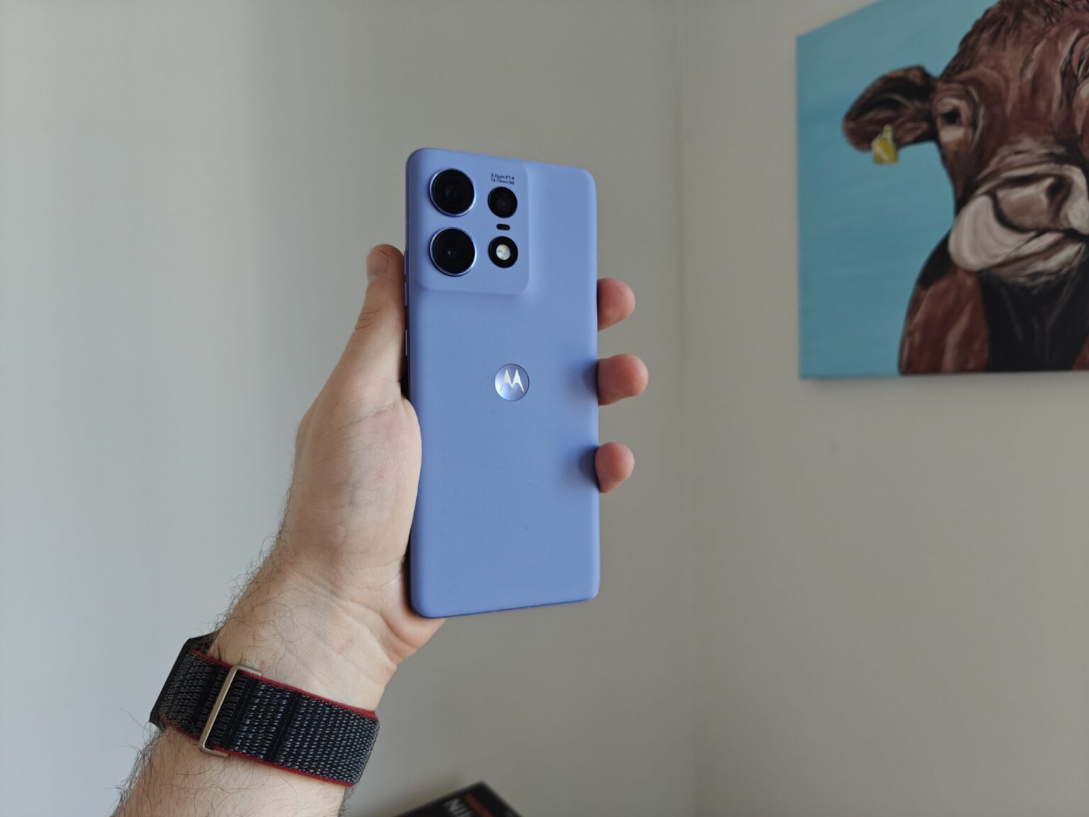 Czy Motorola nauczyła się robić dobre zdjęcia? Sprawdź test aparatu w modelu Edge 50 Pro Motorola Edge 50 Pro plecki materiał