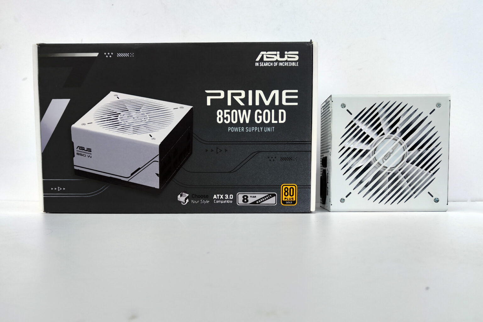 Sprawdzam ASUS Prime AP-850G – mój pierwszy… test zasilacza ASUS Prime AP-850G złącza karton