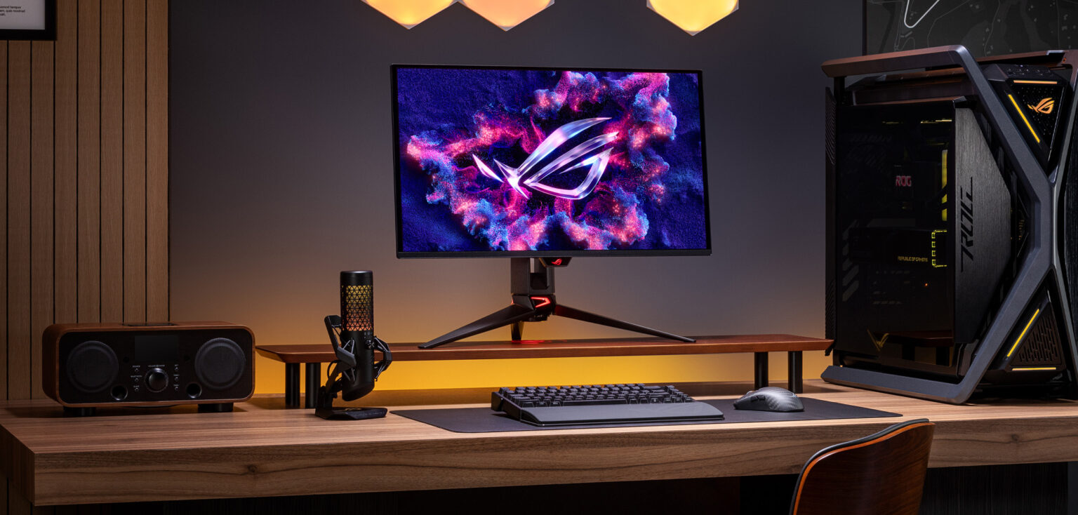 ASUS prezentuje dwa nowe modele monitorów dla graczy z serii ROG. Rok 2025 pod znakiem OLED-ów Nowy monitor do gier ASUS ROG