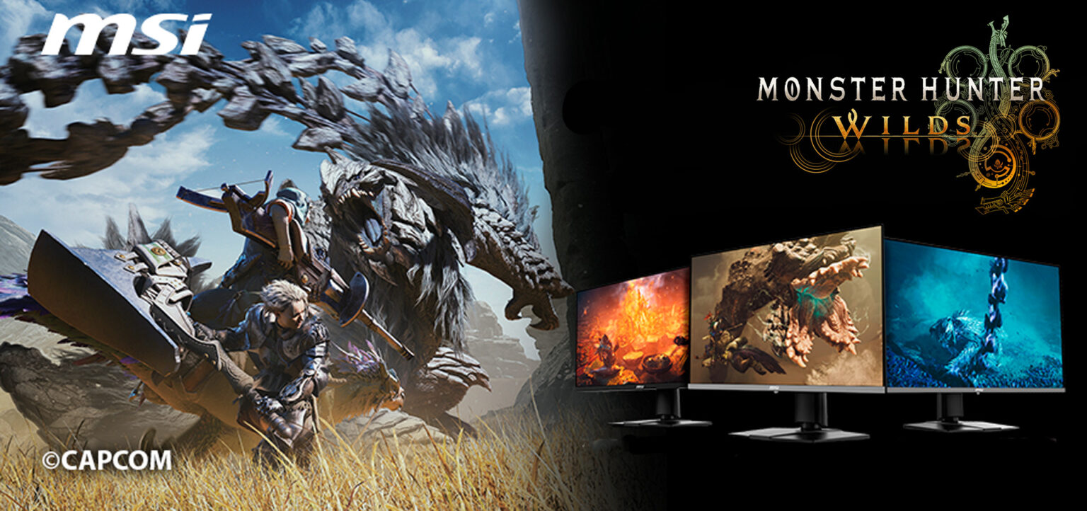 Odkryj Zakazane Krainy z MSI! Kup monitor i zdobądź ekskluzywne bonusy Monster Hunder Wild MSI monitory promocja
