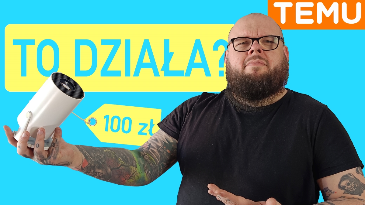 Tylko 100 zł i masz kino w domu! Tani projektor z Temu
