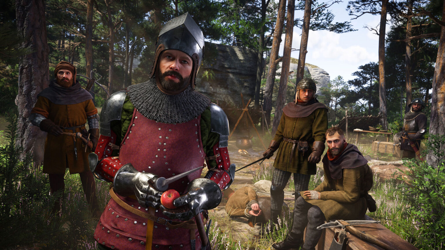 Żołnierze w grze Kingdom Come Deliverance 2