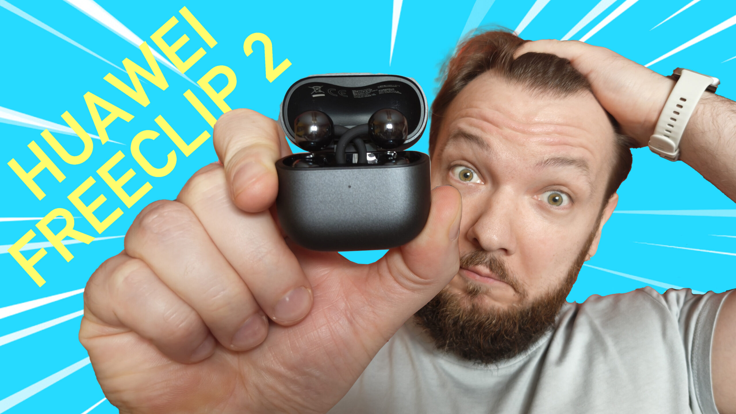 Biżuteria, która gra, czyli testuję Huawei FreeClip 2. Czy to najlepsze słuchawki typu open-ear? Huawei Freeclip 2 w dłoni